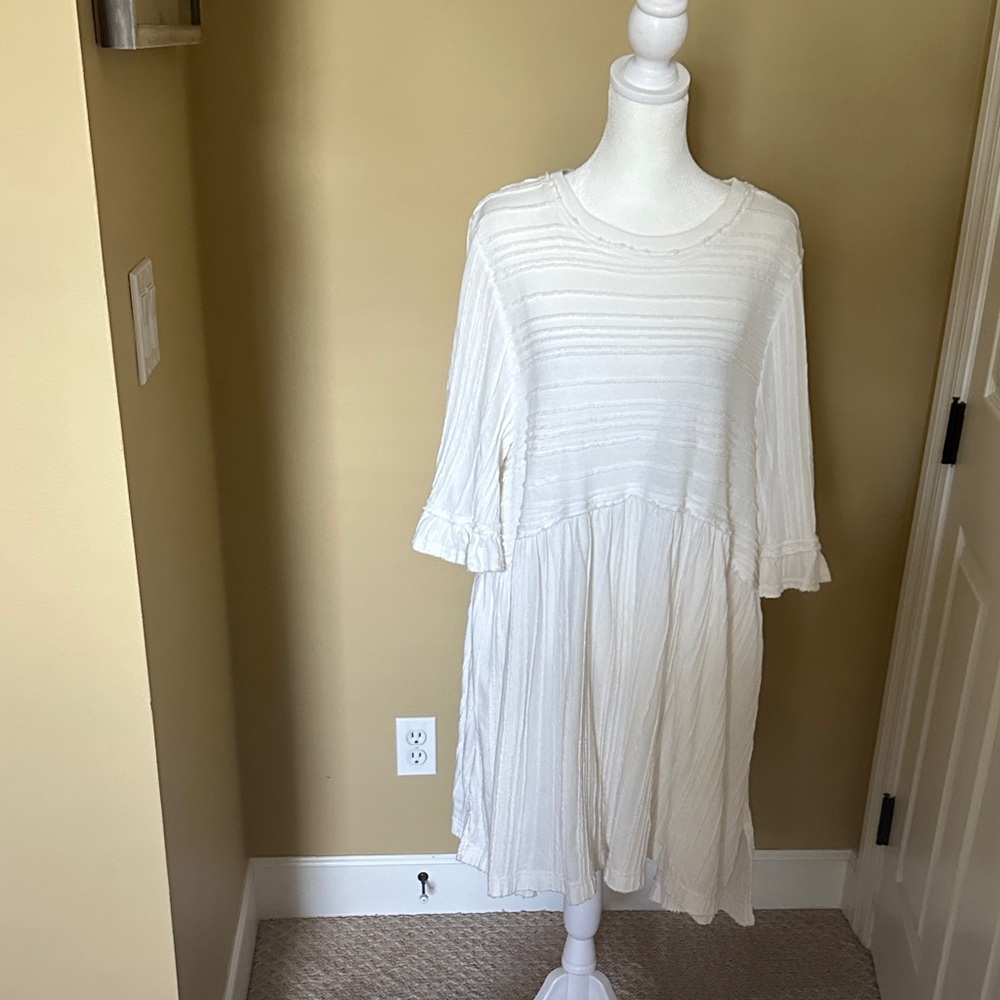 Free People White Midi Dress